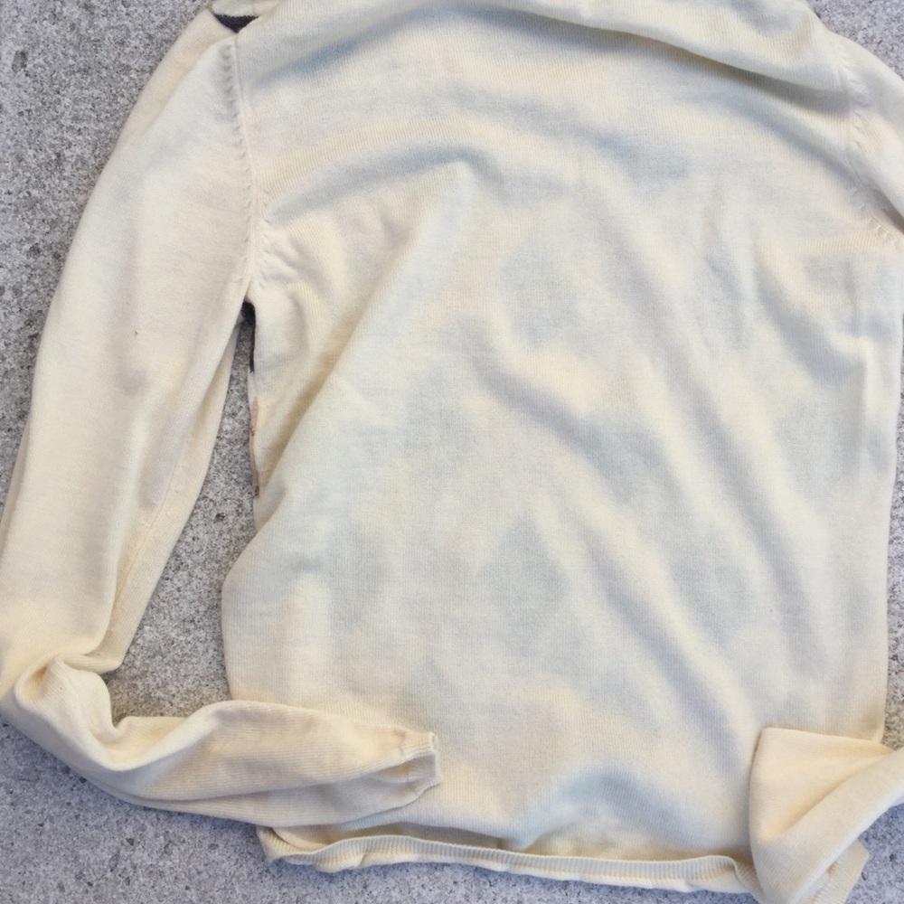 Moreno Wool Argyle Pattern Pull Over Sweater - image 2